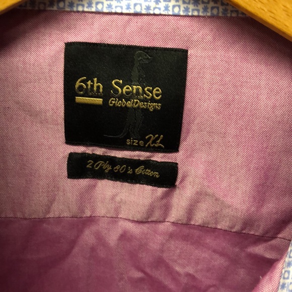 6th Sense Global Designs button up shirt - Picture 3 of 5